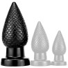 DarkSil Plug PineCock L 14 x 6.5cm Noir